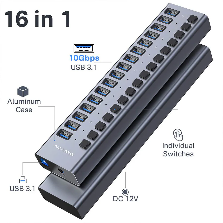 Acasis_16_Ports_USB_3.1_Hub_with_Individual_OnOff_Switches_Splitter-2
