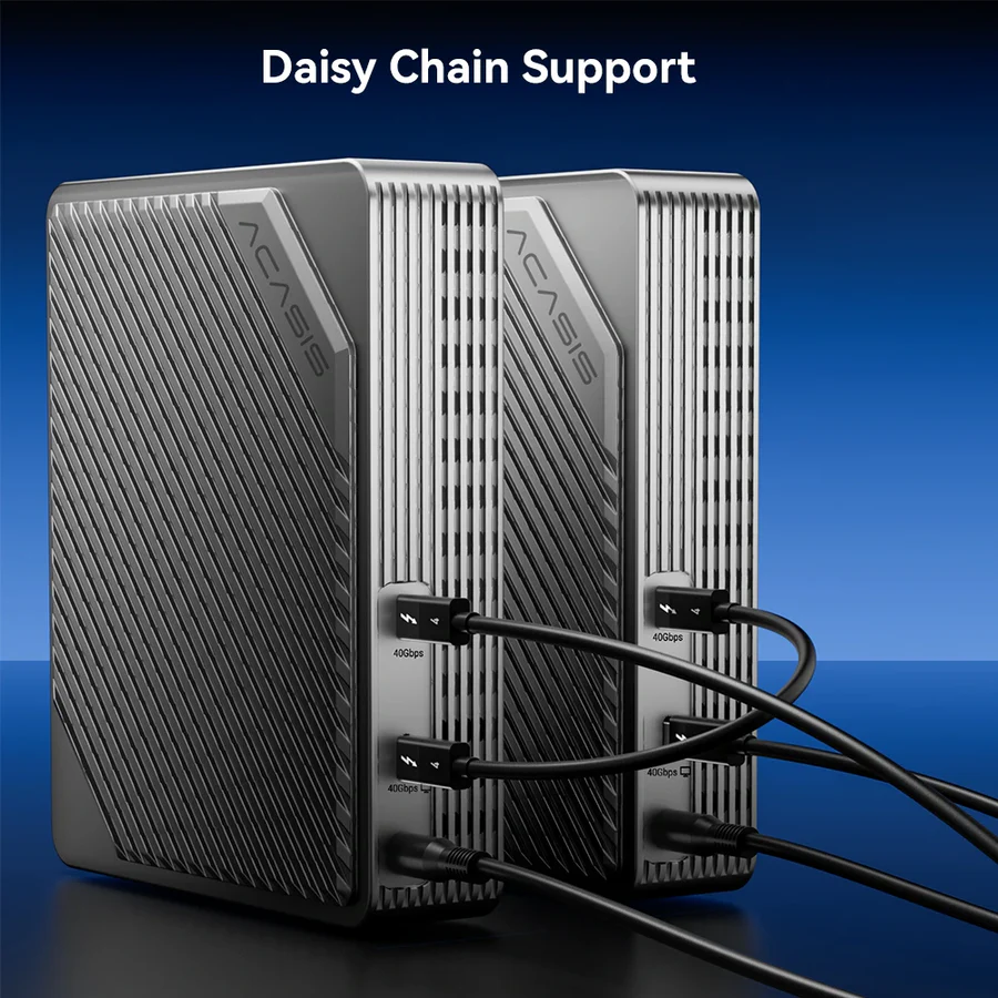 ACASIS 40Gbps 4Bay RAID Thunderbolt 4 M.2 NVMe SSD Enclosure