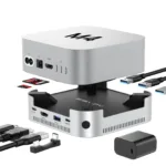 10Gbps Mac mini M4 Hub & Stand with NVMe SSD Enclosure 1
